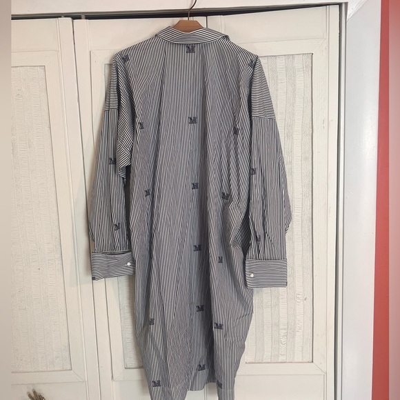 Max Mara short stripped dress tunic size 12 - Picture 9 of 10